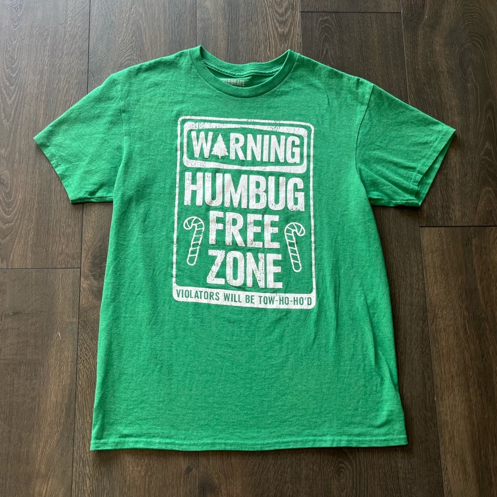 ‘Humbug Free Zone' Graphic T-Shirt